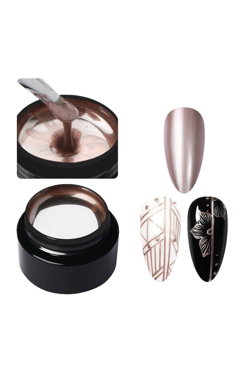 

Born Pretty, Гель для дизайна Metallic Painting №03, Розовый