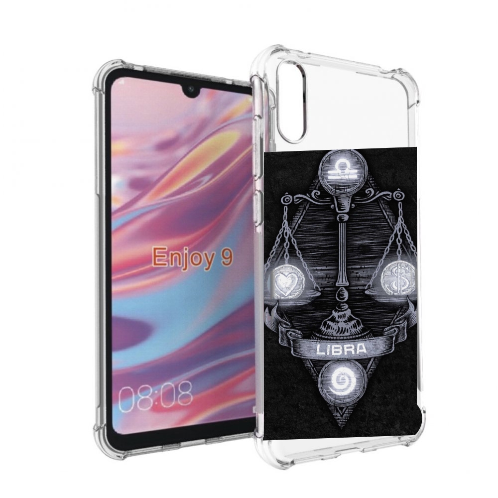 Чехол бампер MyPads знак зодиака весы 2 для Huawei Enjoy 9