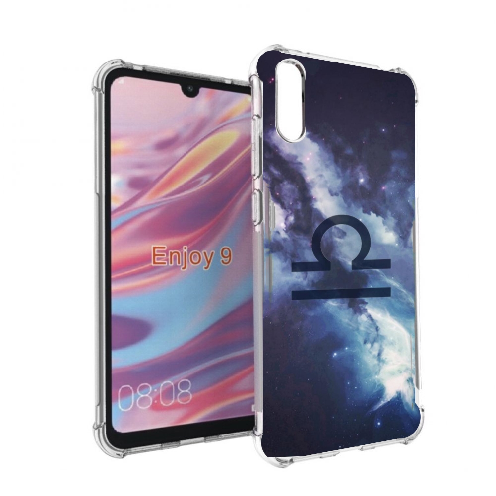 

Чехол бампер MyPads знак зодиака весы 5 для Huawei Enjoy 9, Прозрачный, Tocco
