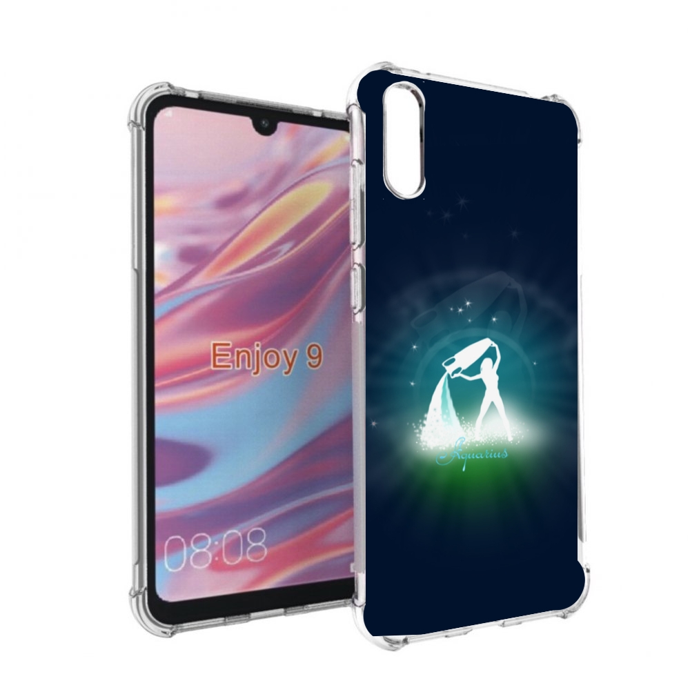 

Чехол бампер MyPads знак зодиака водолеи 1 для Huawei Enjoy 9, Прозрачный, Tocco
