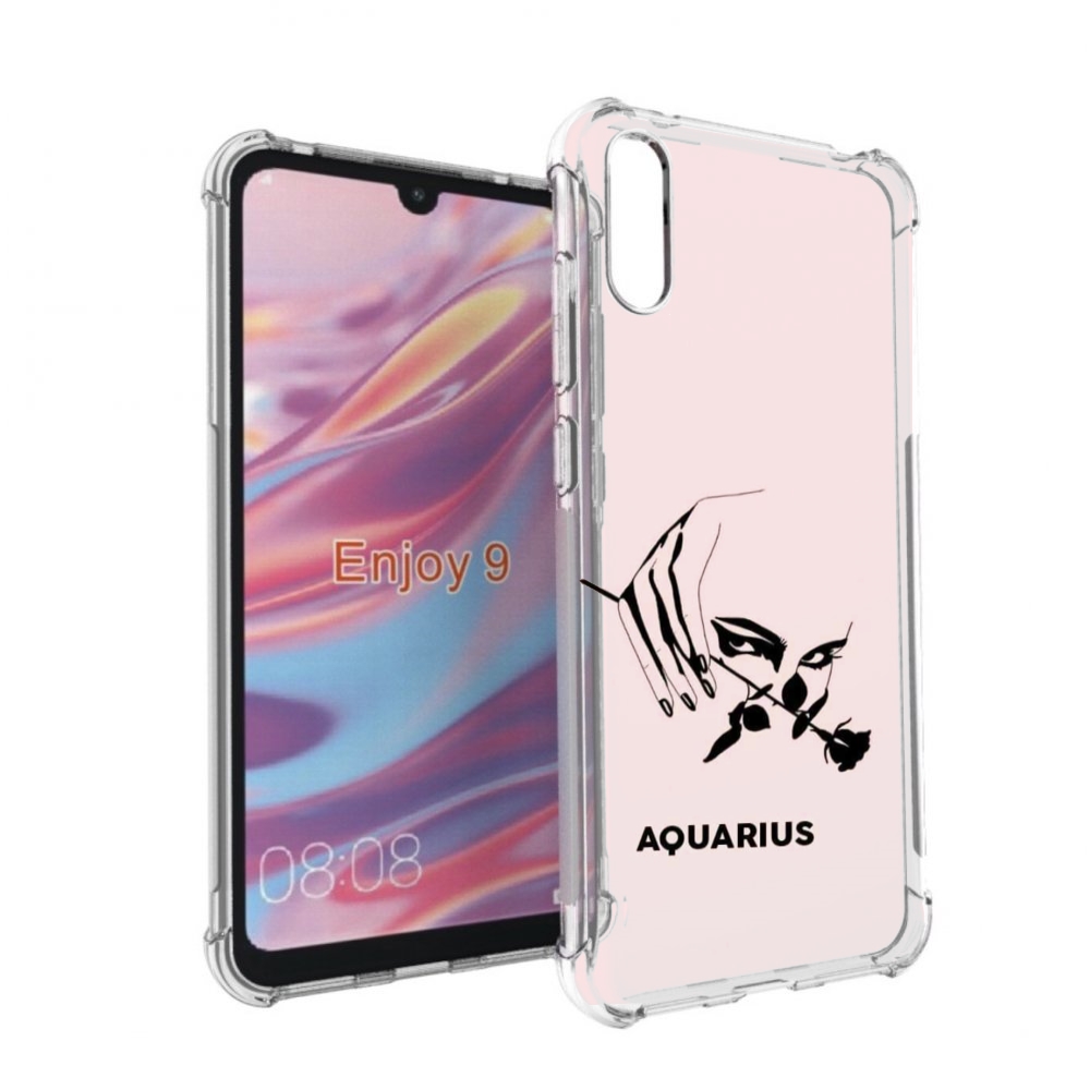 

Чехол бампер MyPads знак зодиака водолеи 3 для Huawei Enjoy 9, Прозрачный, Tocco