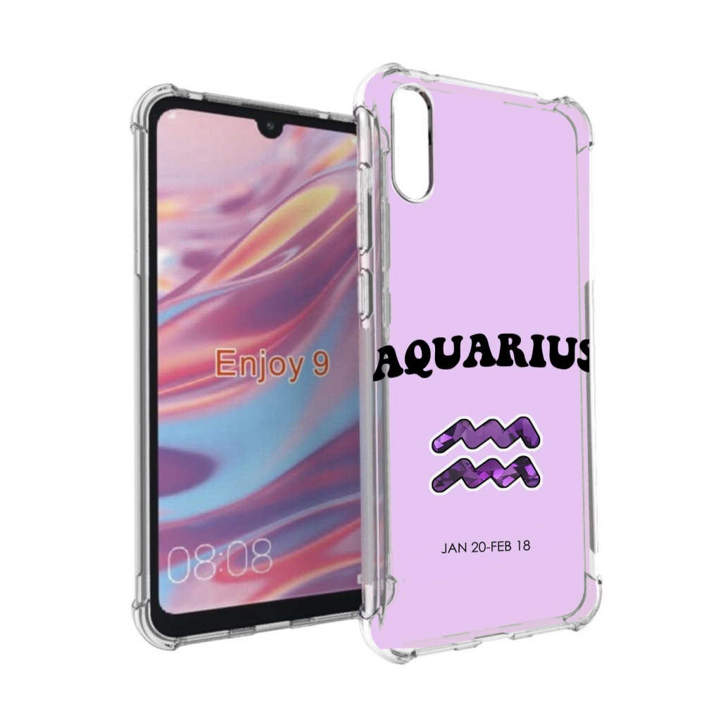 

Чехол бампер MyPads знак зодиака водолеи 4 для Huawei Enjoy 9, Прозрачный, Tocco