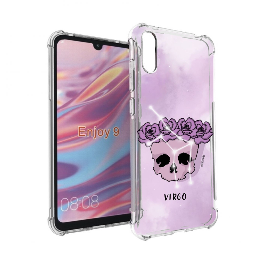 

Чехол бампер MyPads знак зодиака дева 2 для Huawei Enjoy 9, Прозрачный, Tocco