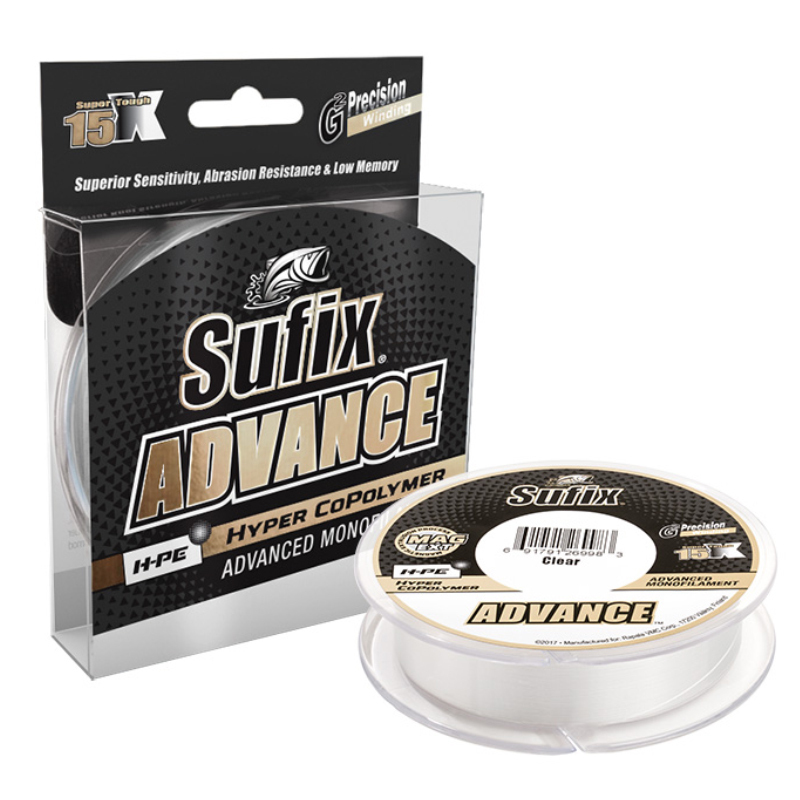 

Леска Sufix ADVANCE (150 м, 0.30 мм, 8.2 кг), Прозрачный, ADVANCE new