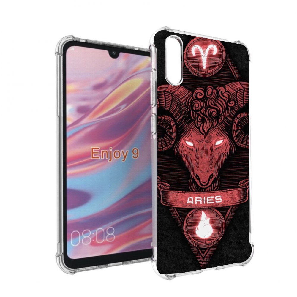 

Чехол бампер MyPads знак зодиака овен 6 для Huawei Enjoy 9, Прозрачный, Tocco