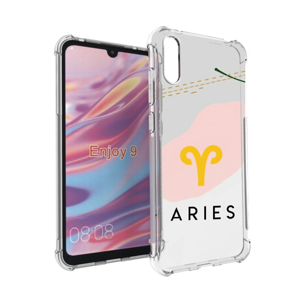

Чехол бампер MyPads знак зодиака овен 7 для Huawei Enjoy 9, Прозрачный, Tocco