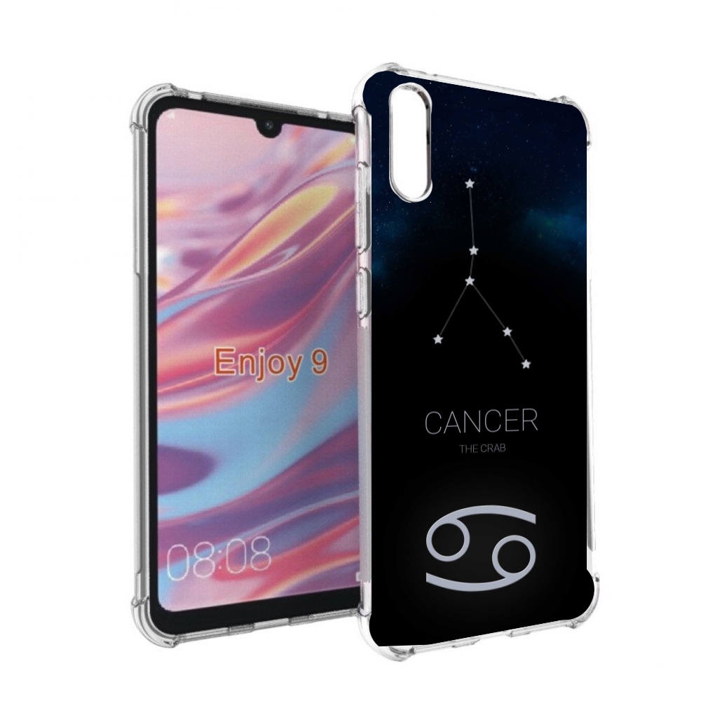 

Чехол бампер MyPads знак зодиака рак 2 для Huawei Enjoy 9, Прозрачный, Tocco
