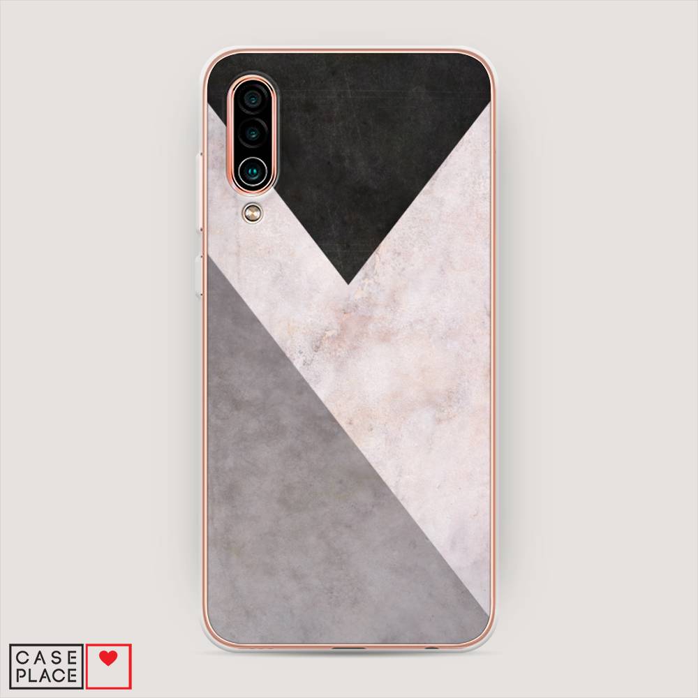 фото Чехол awog "геометричный мрамор" для meizu 16xs