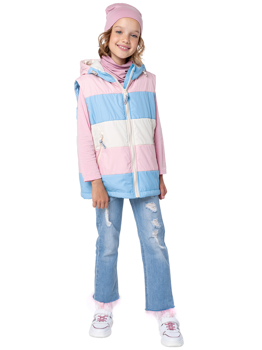 

Жилет детский NIKASTYLE 9м7224, пудра/кешью, 146, Розовый, 9м7224