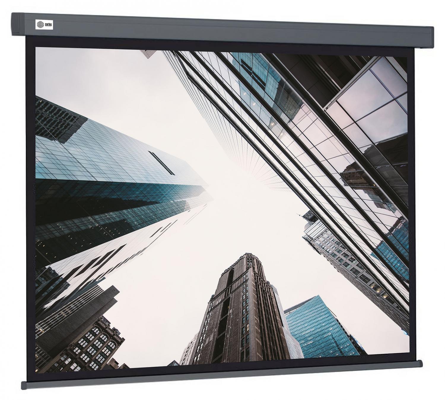 

Экран Cactus 183x244см Wallscreen CS-PSW-183X244-SG 4:3 настенно-потолочный рулонный серый