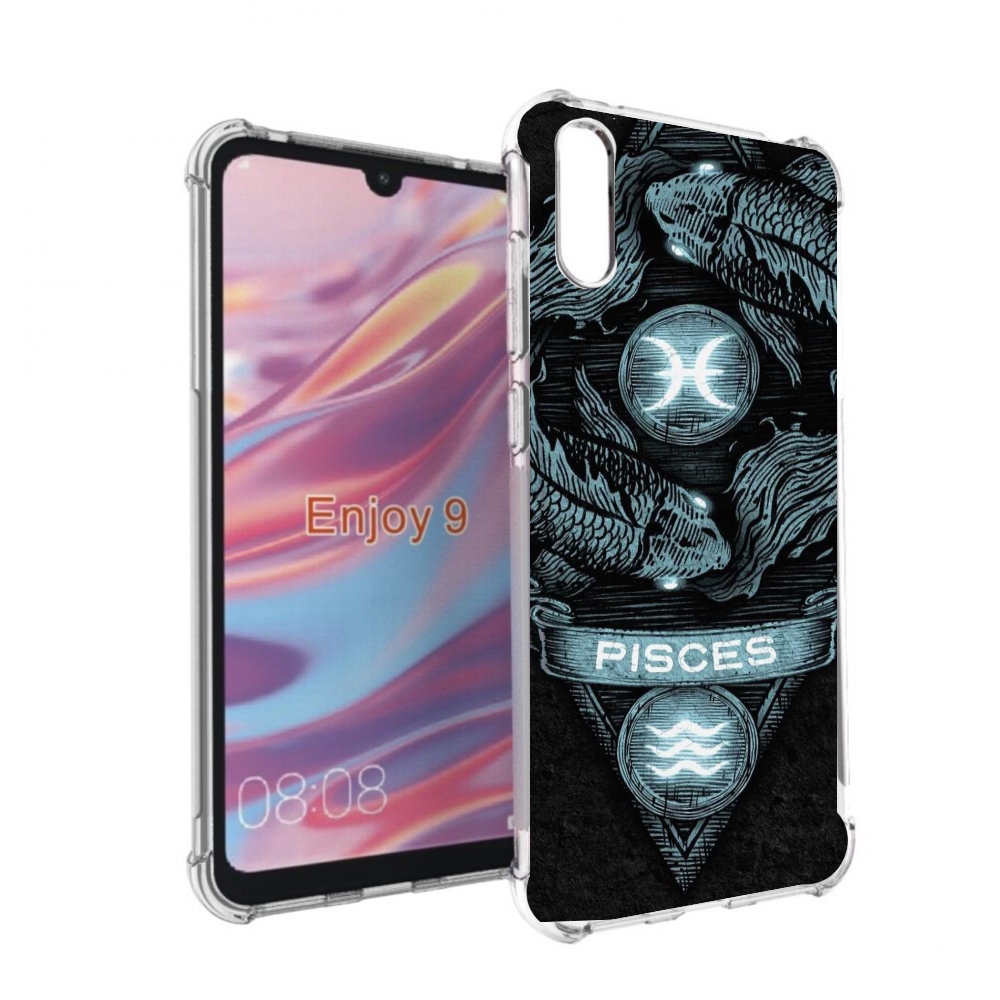 

Чехол бампер MyPads знак зодиака рыбы 4 для Huawei Enjoy 9, Прозрачный, Tocco