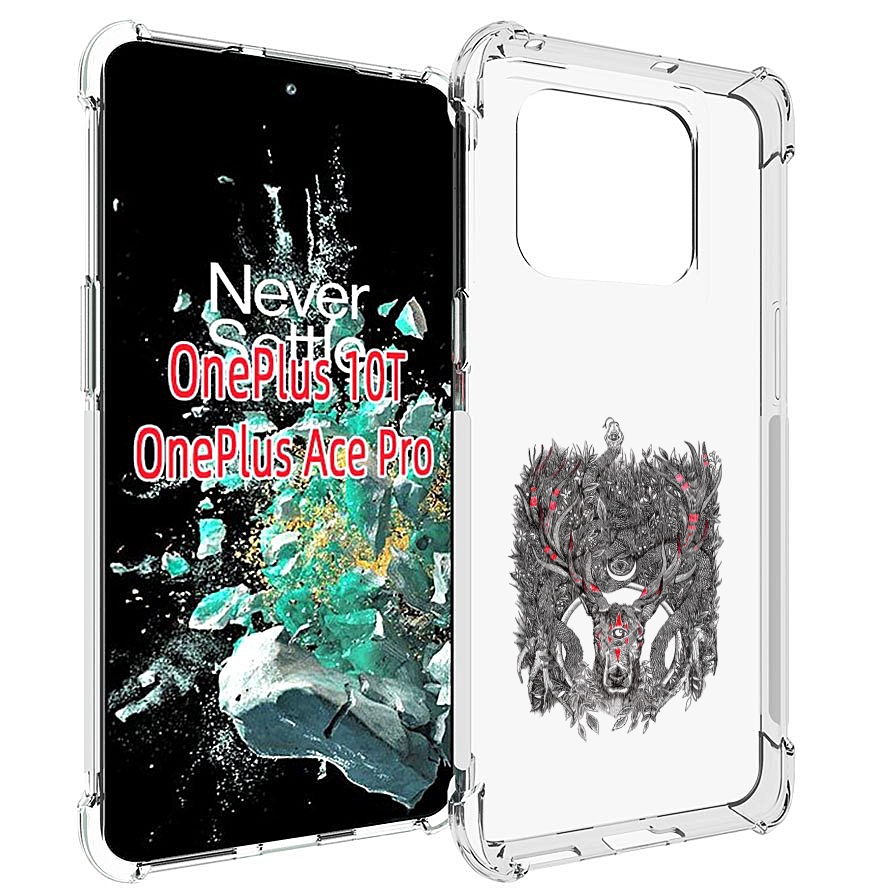 

Чехол MyPads Дизайнерские_676 для OnePlus 10T, Прозрачный, Tocco
