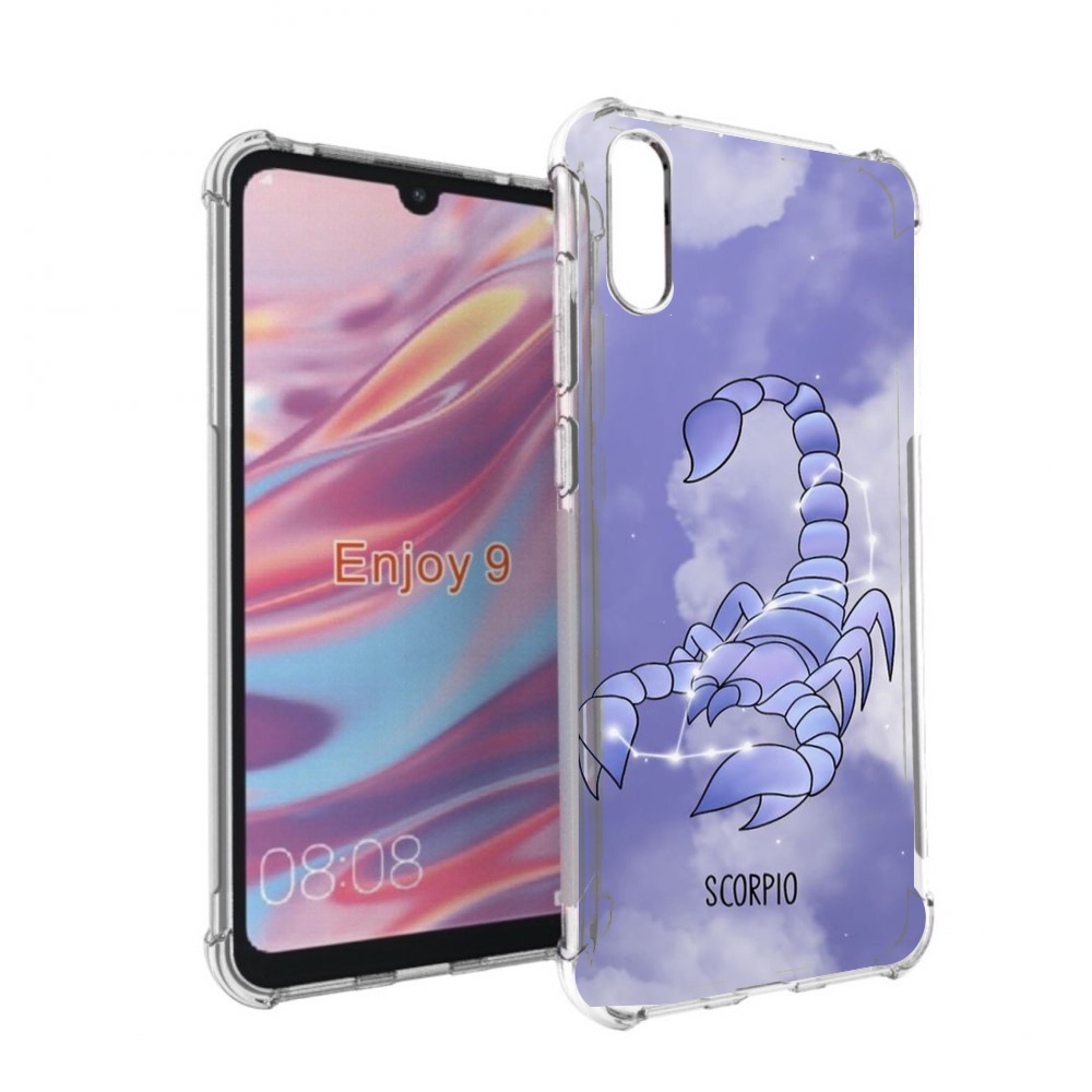 

Чехол бампер MyPads знак зодиака скорпион 2 для Huawei Enjoy 9, Прозрачный, Tocco