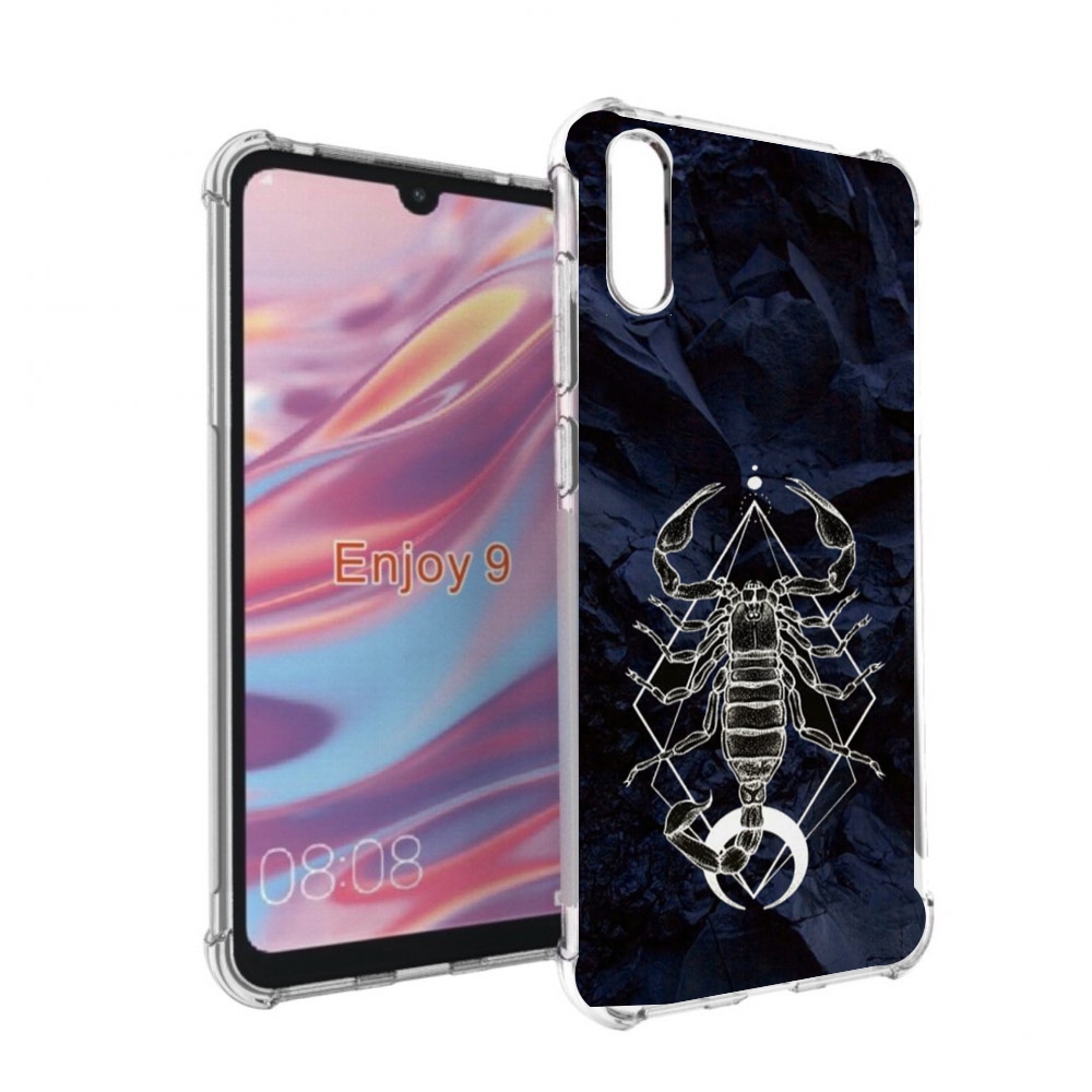 

Чехол бампер MyPads знак зодиака скорпион 3 для Huawei Enjoy 9, Прозрачный, Tocco