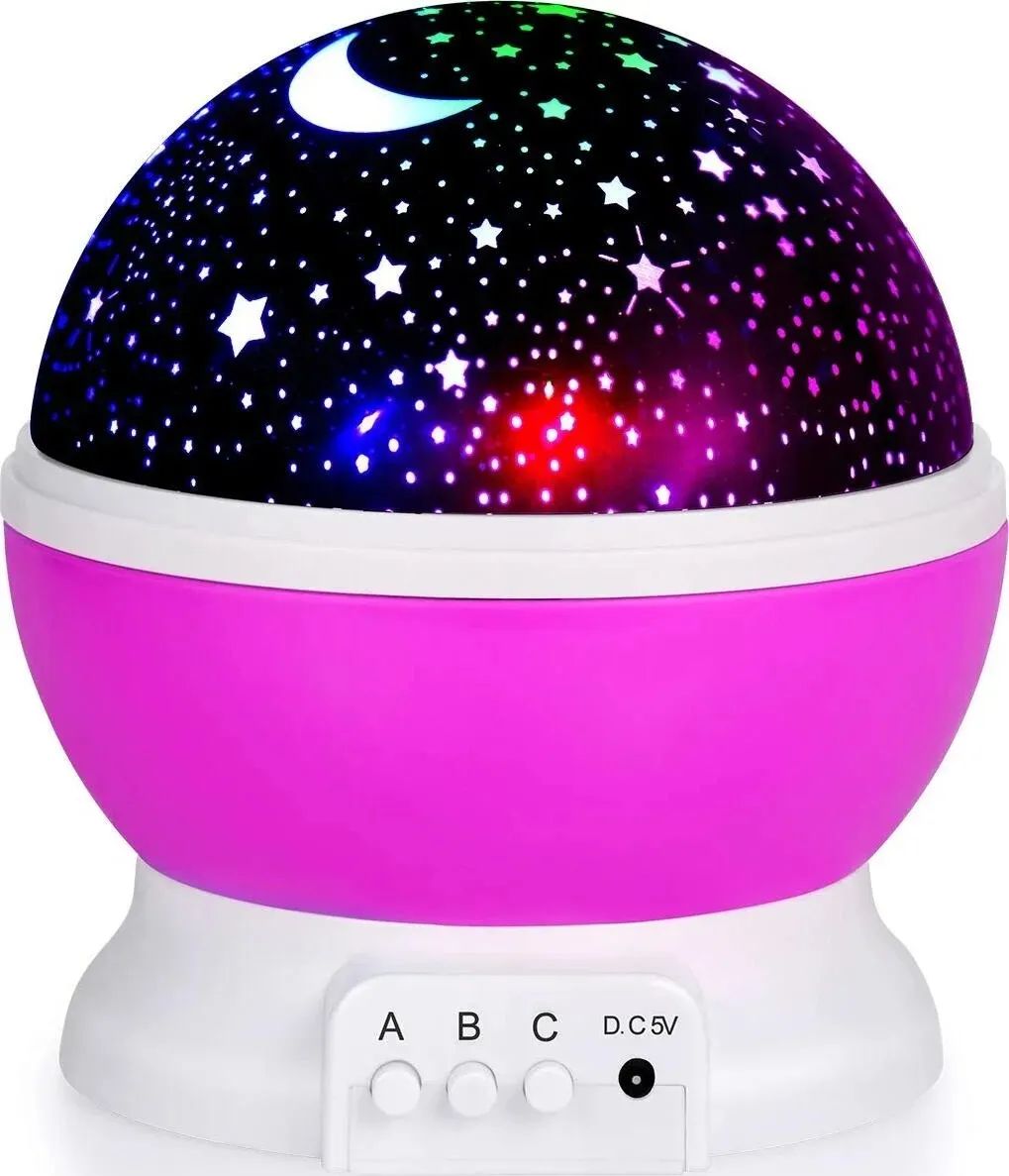 Светильник-проектор STAR MASTER звездного неба HS635/розовый светильник настольный на подставке 3 вт белый абажур розовый 712 spe16941 01 146 3