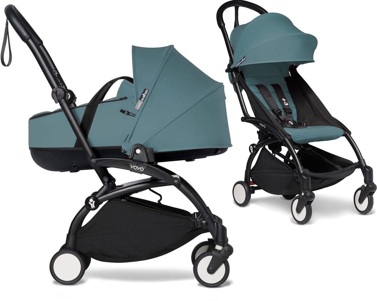 

Коляска 2 в 1 BABYZEN YOYO2 Bassinet Black Aqua, YOYO2