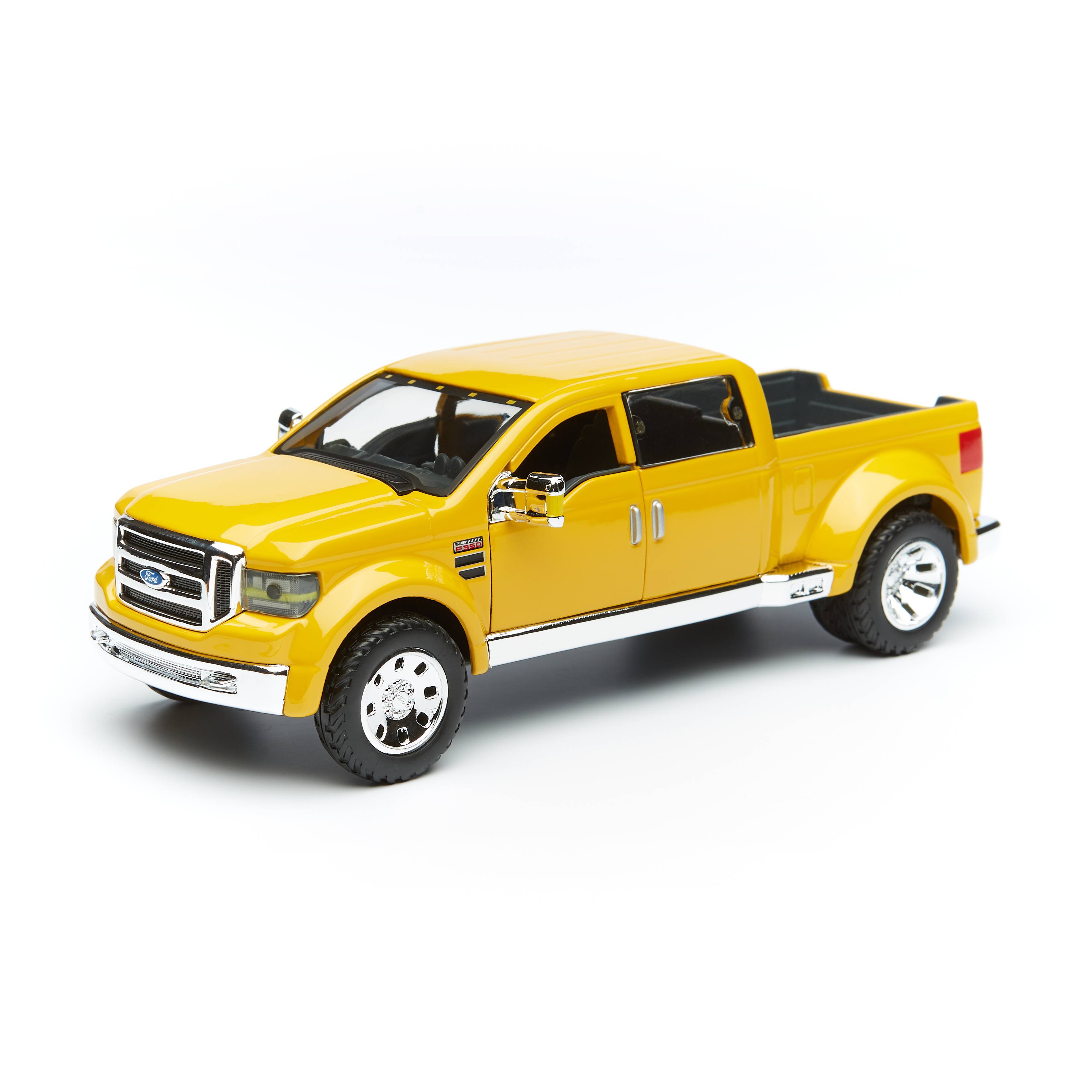 фото Машинка maisto 1:24 ford mighty f-350 super duty, желтая