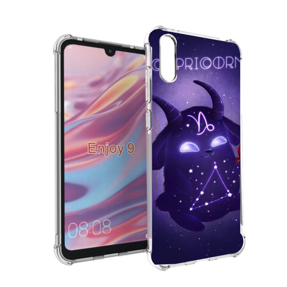 Чехол бампер MyPads знак-зодиака-козерог-7 для Huawei Enjoy 9