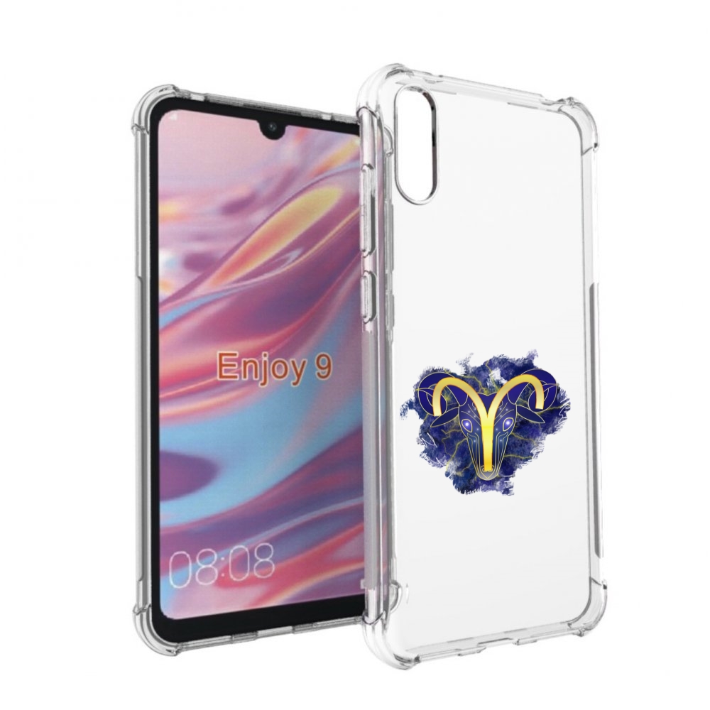 

Чехол бампер MyPads знак-зодиака-овен-8 для Huawei Enjoy 9, Прозрачный, Tocco