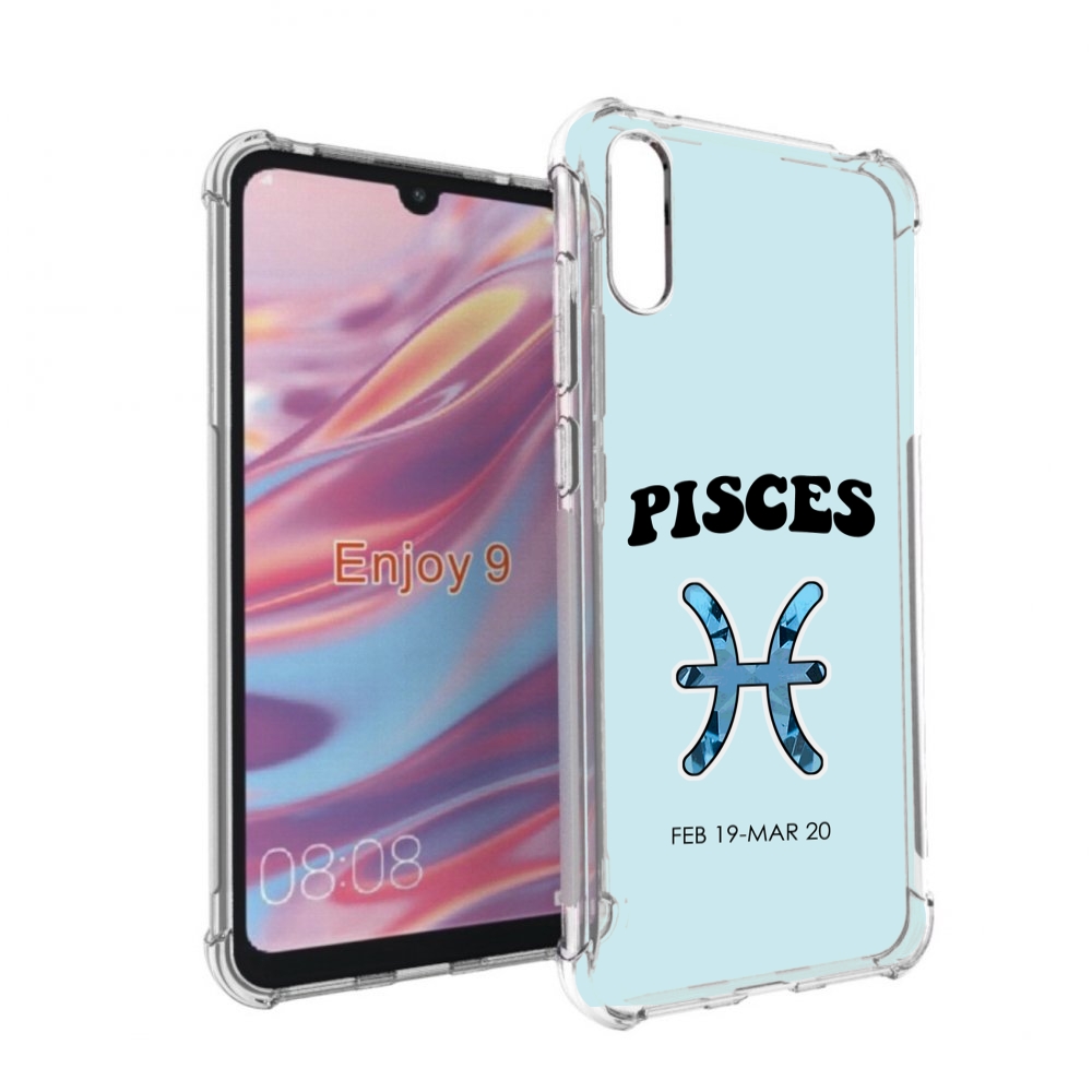 

Чехол бампер MyPads знак-зодиака-рыбы-3 для Huawei Enjoy 9, Прозрачный, Tocco