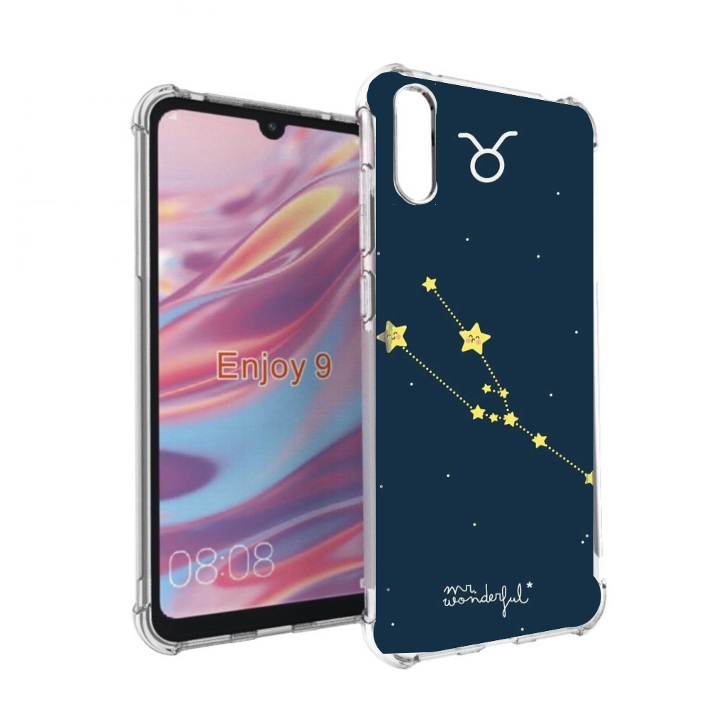 

Чехол бампер MyPads знак-зодиака-телец-4 для Huawei Enjoy 9, Прозрачный, Tocco