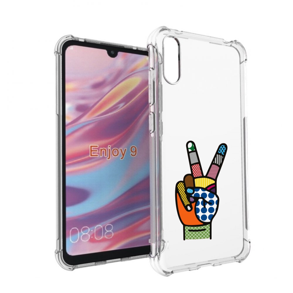 

Чехол бампер MyPads йоу пальчики для Huawei Enjoy 9, Прозрачный, Tocco