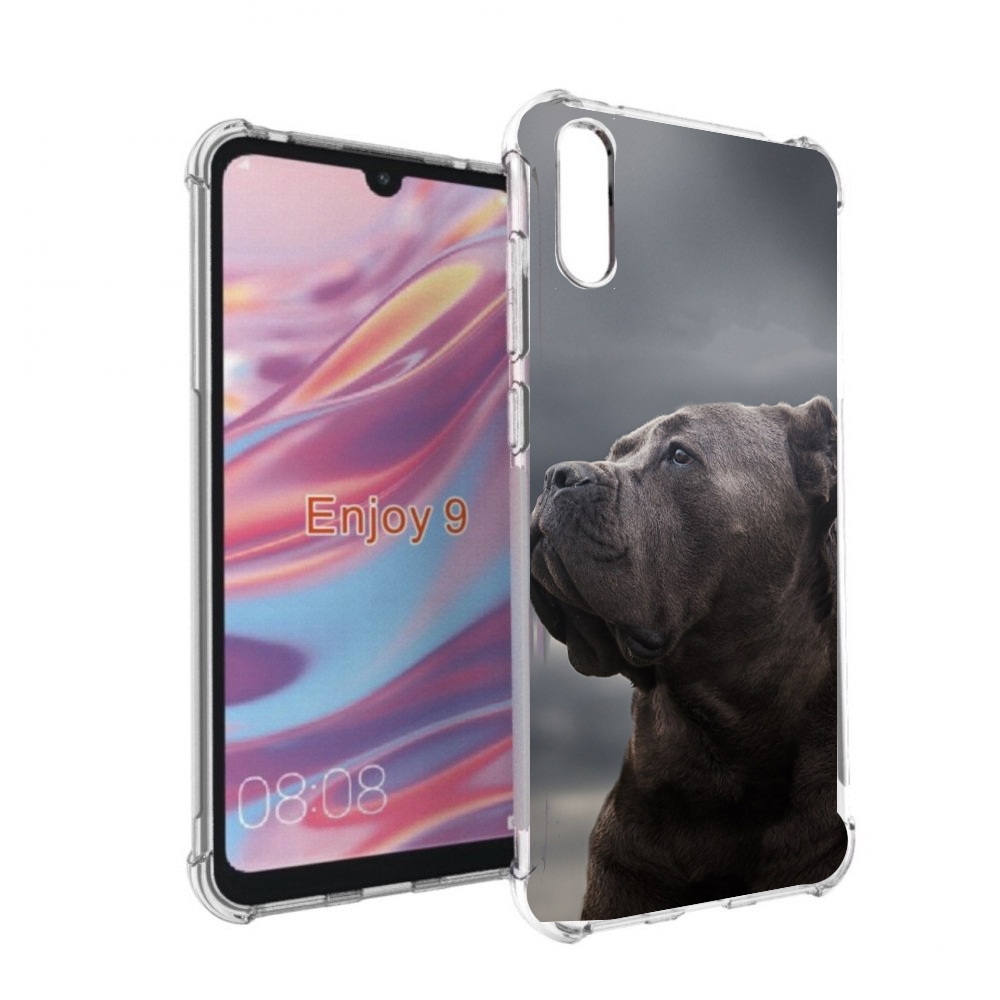 Чехол бампер MyPads кане корсо для Huawei Enjoy 9
