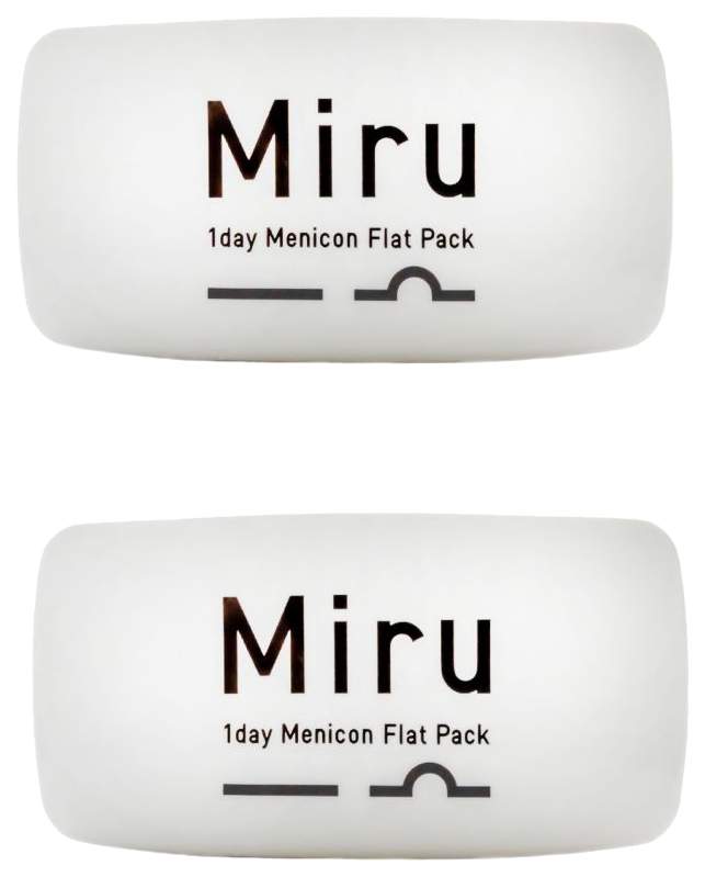 

Контактные линзы MIRU 1 Day Menicon Flat Pack, 2 упаковки по 30 линз, R, 8,6 -5,75