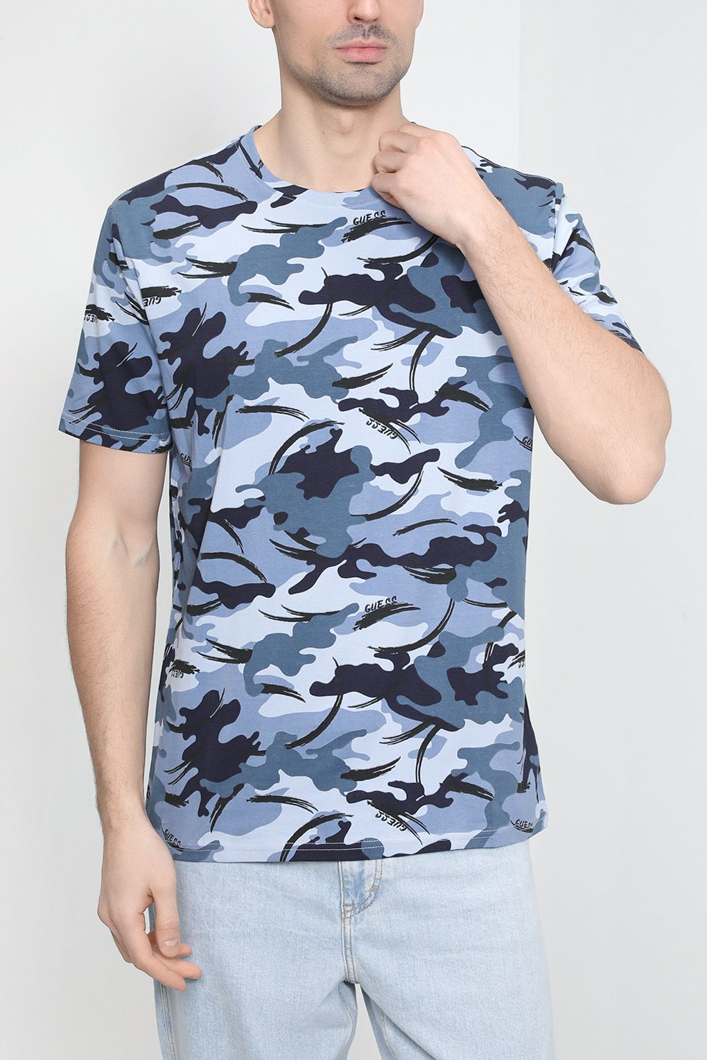 

Футболка мужская Guess M3RI04 J1314 синяя S, Синий, M3RI04 J1314
