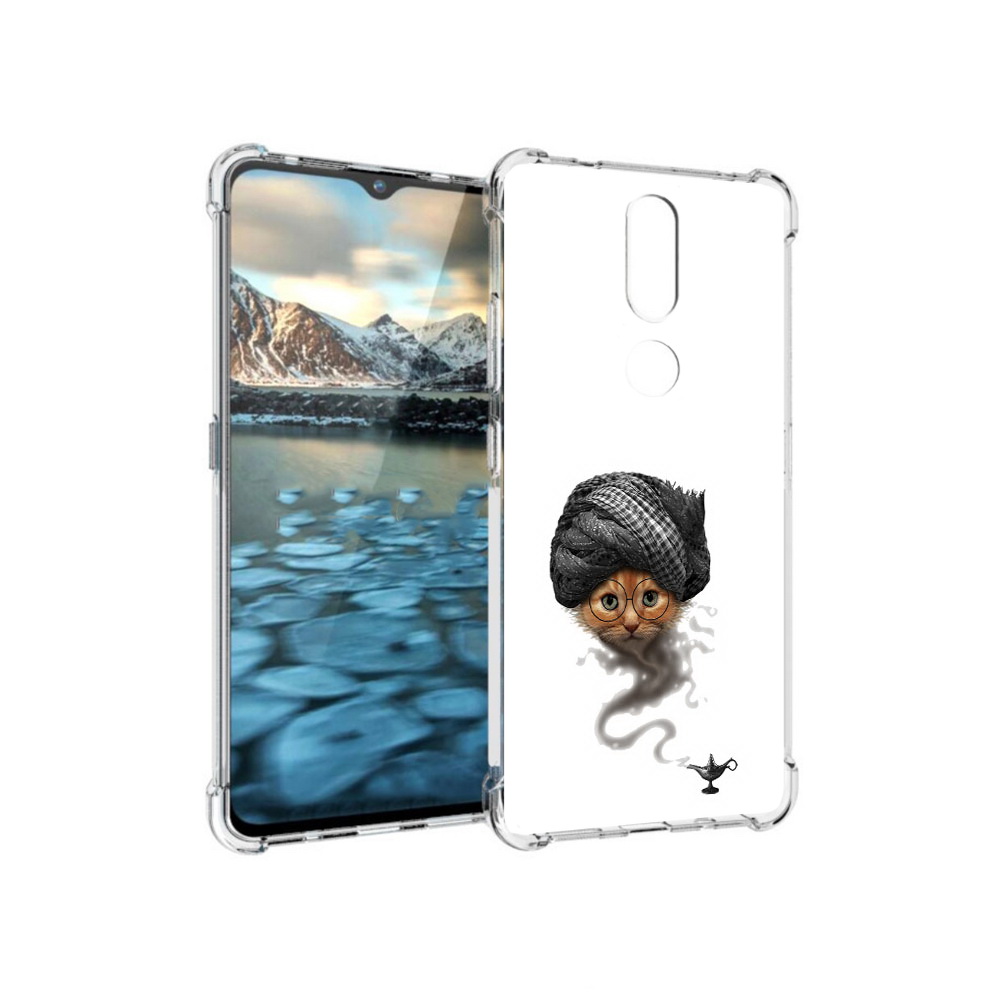 

Чехол MyPads Tocco для Nokia 2.4 кот джин (PT227049.107.398), Прозрачный, Tocco