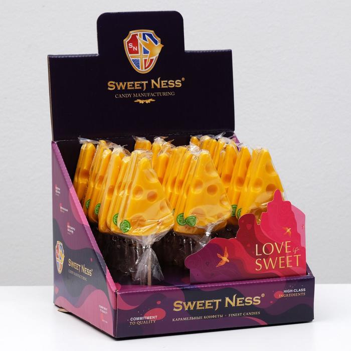 Карамель леденцовая Sweet Ness сыр персик маракуйя 30 г, 36 штук
