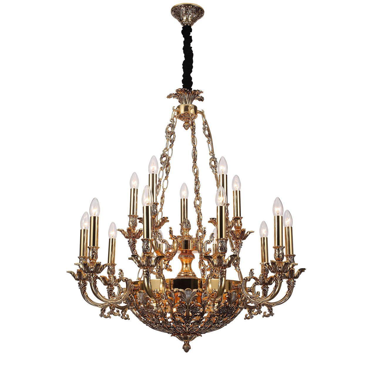 

Подвесная люстра Lucia Tucci Firenze 1781.15.3 Antique Gold