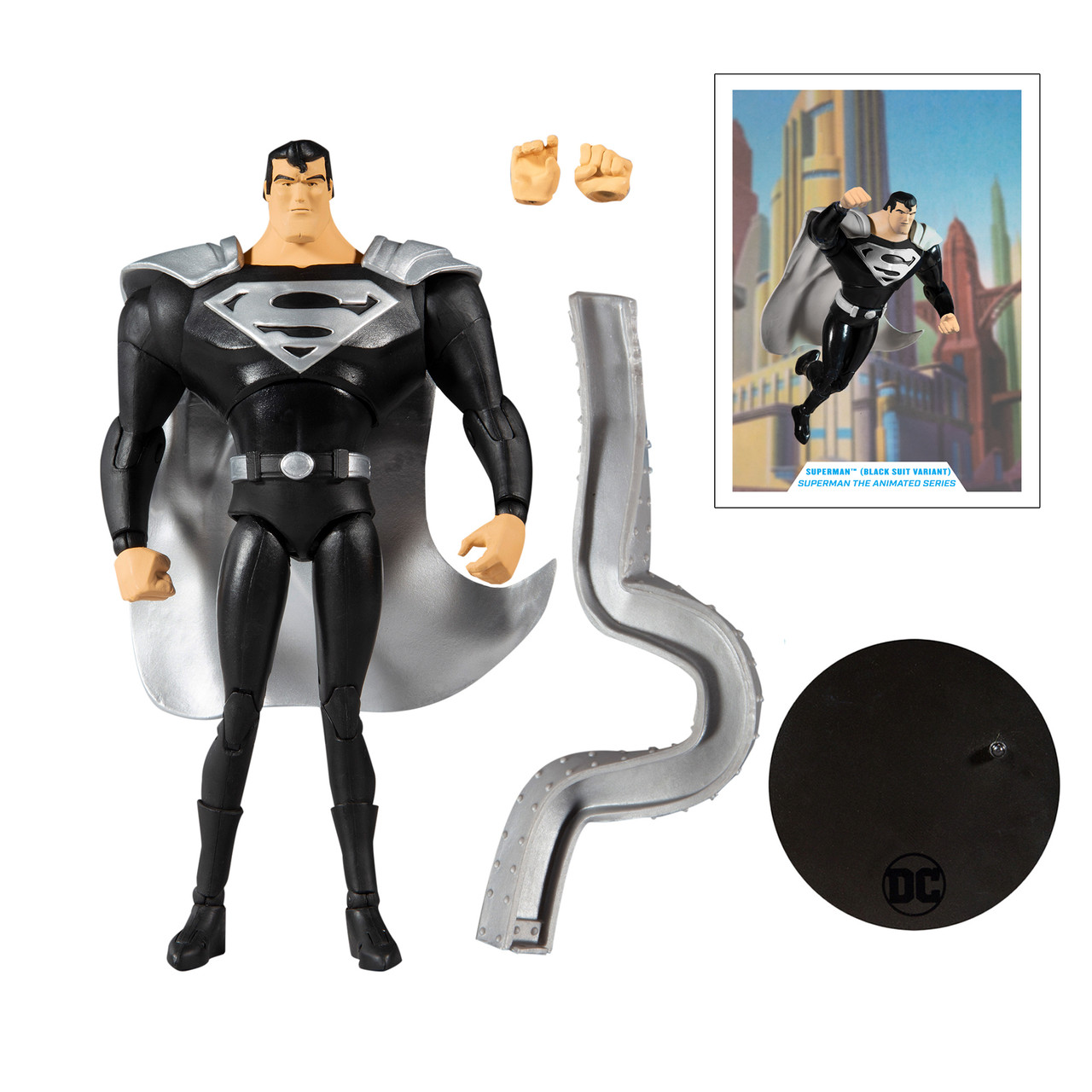 Фигурка DC Superman Black Suit Variant 18 см MF15191