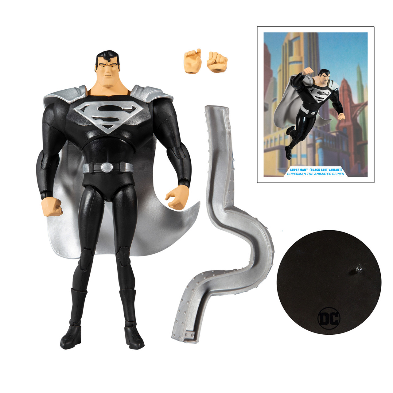 

Фигурка DC Superman Black Suit Variant 18 см MF15191, MF15191