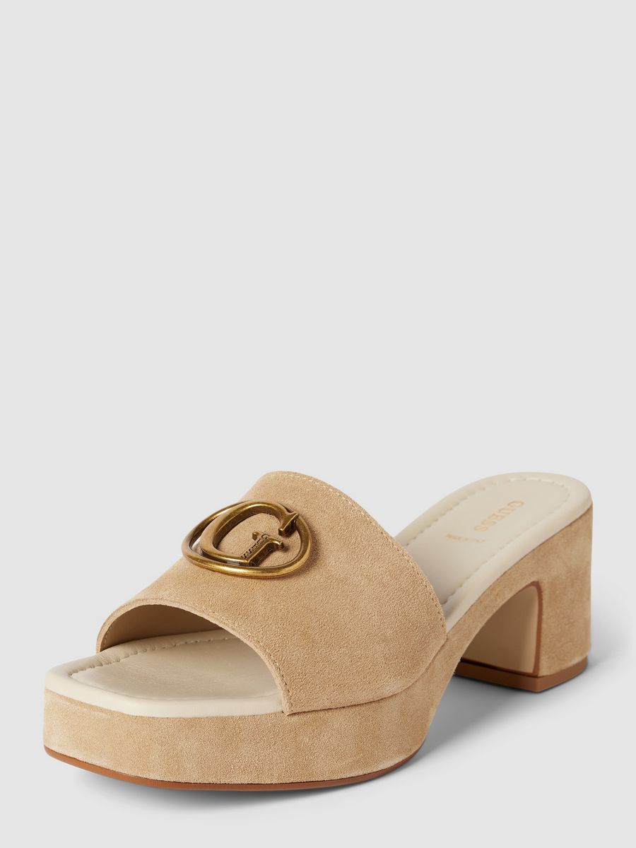 

Мюли женские Guess FLJCINSUE03 бежевые 38 EU, Бежевый, FLJCINSUE03