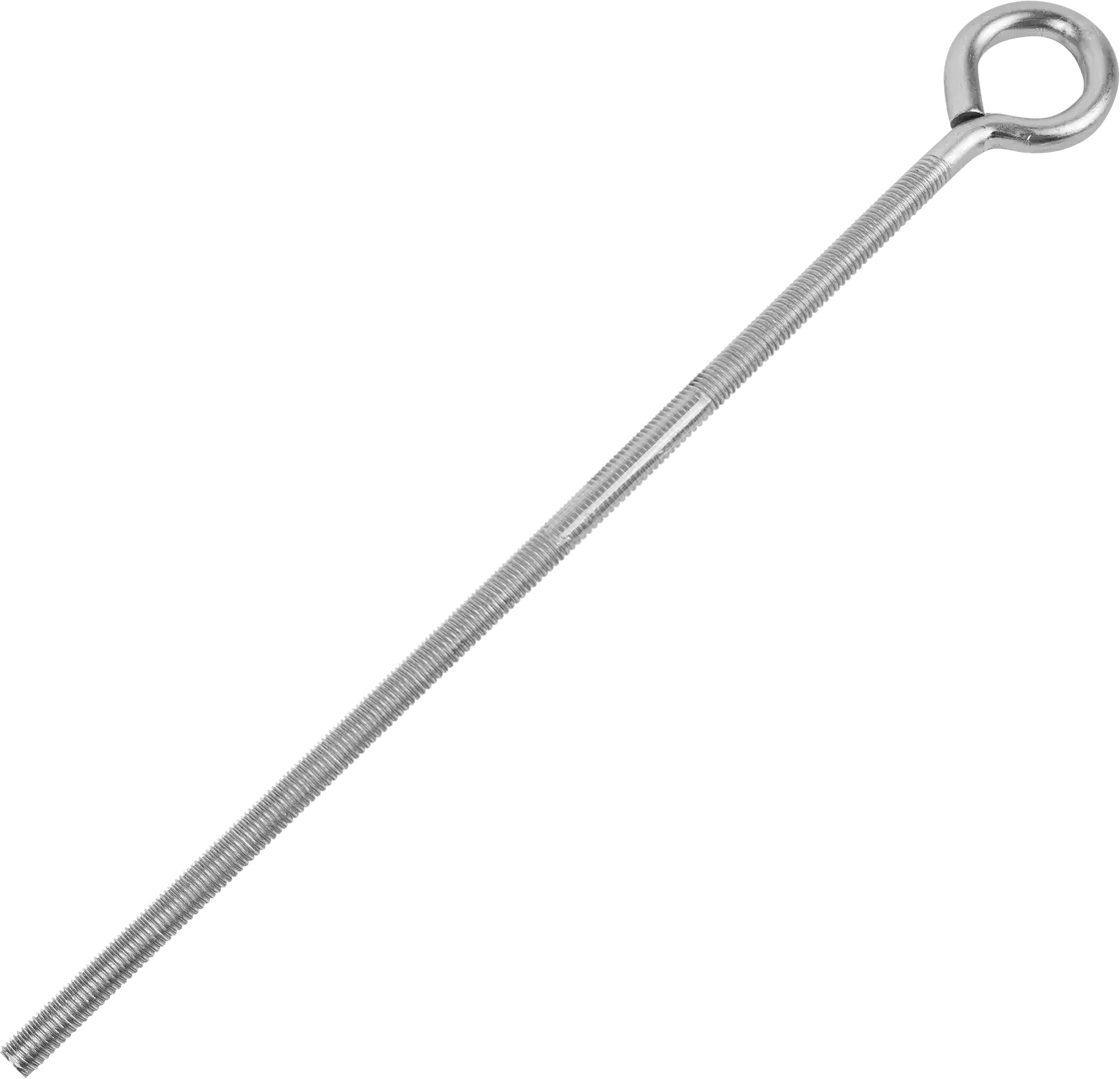 Винт-кольцо Стройбат М10x300 мм с метрической резьбой оцинкованное