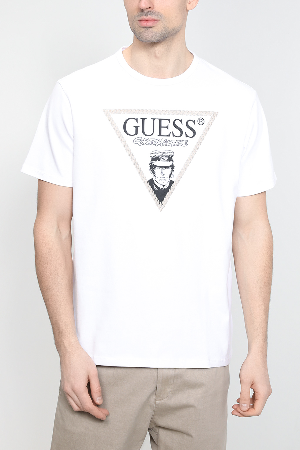 

Футболка мужская Guess M3RI80 KBLR0 белая M, Белый, M3RI80 KBLR0