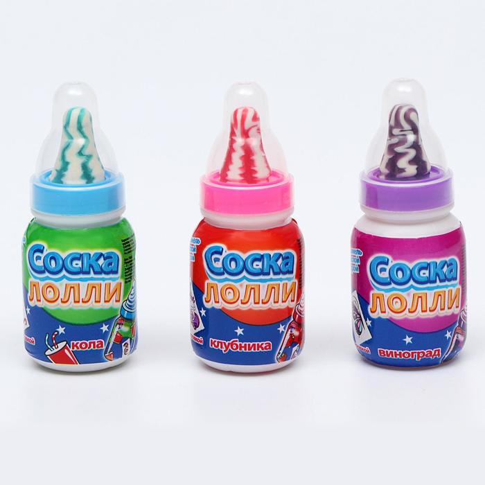 

Карамель Канди Клаб с кислой пудрой и татуировкой соска лолли 5 г микс, 30 штук