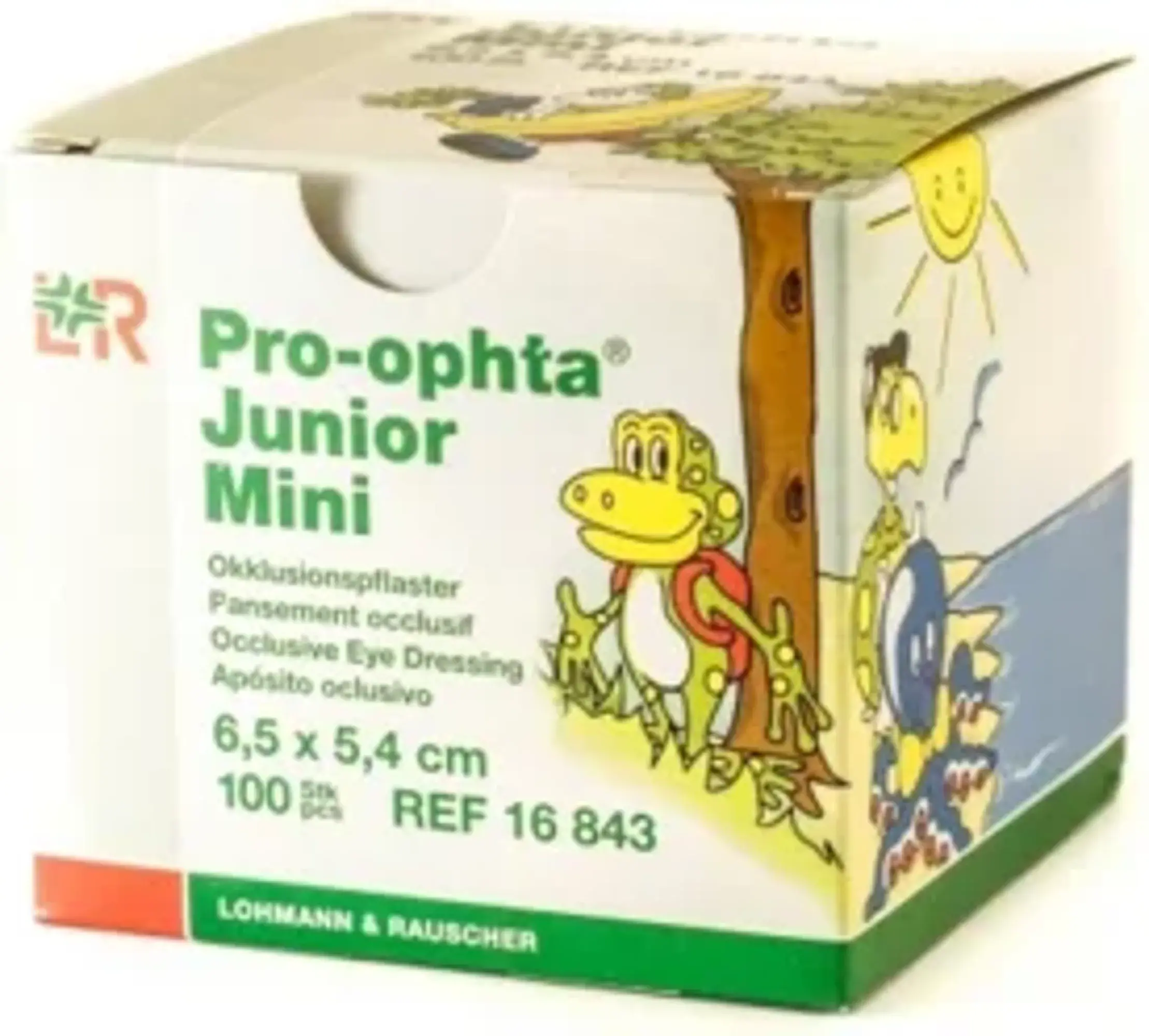 

Повязка пластырная глазная детская Pro-Ophta Junior Mini 6,5х5,4см 100 шт. 16843, Бежевый