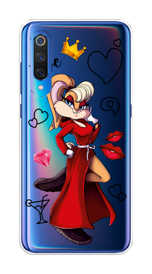 

Чехол на Xiaomi Mi 9 "Rich Lola Bunny", Красный;бежевый;оранжевый, 34850-6