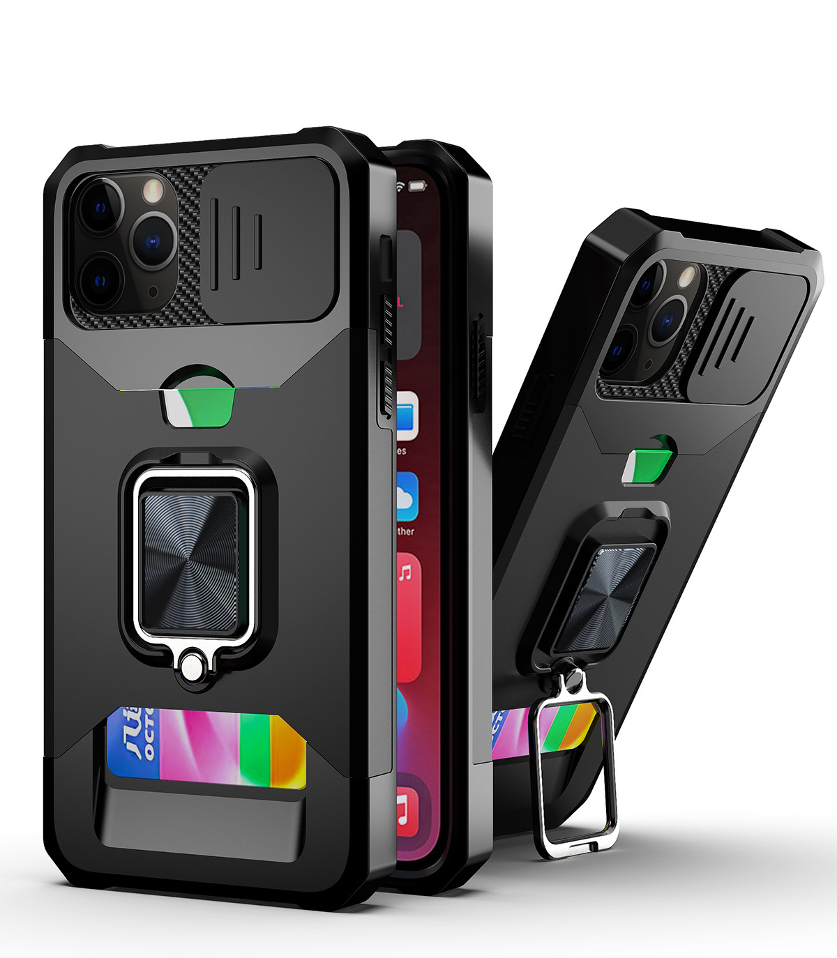 

Противоударный чехол Сard Reader Case для iPhone 11 Pro Max, черный, Сard Reader Case