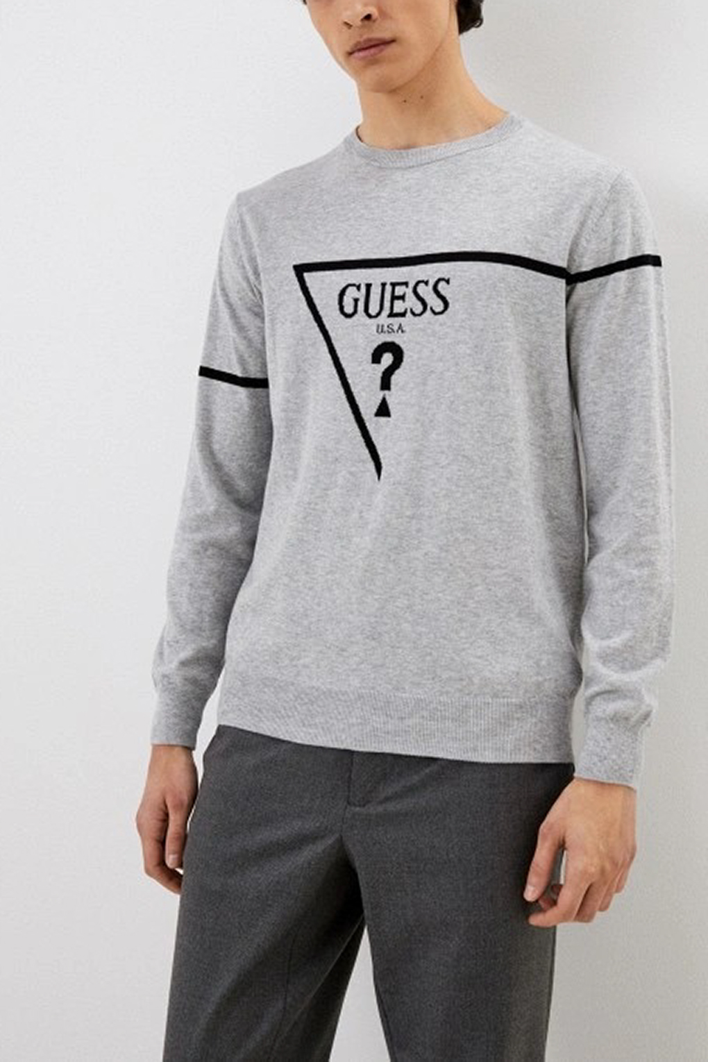 Джемпер мужской Guess M3RR13 Z33R1 серый XL