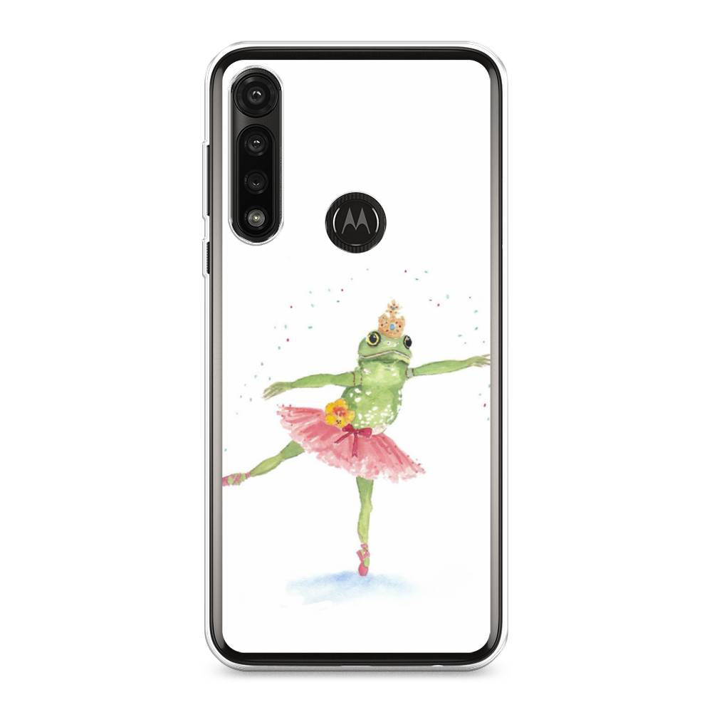 

Чехол на Motorola Moto G Power 2020 "Лягушка-балерина", Зеленый, 242650-4