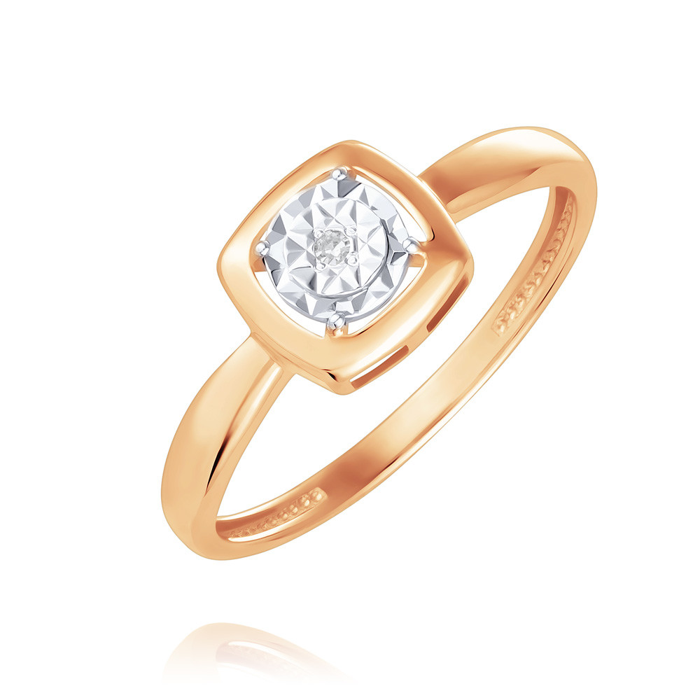 

Кольцо из золота р.  ADAMAS 15041992/01-А507Д-41, бриллиант, 15041992/01-А507Д-41