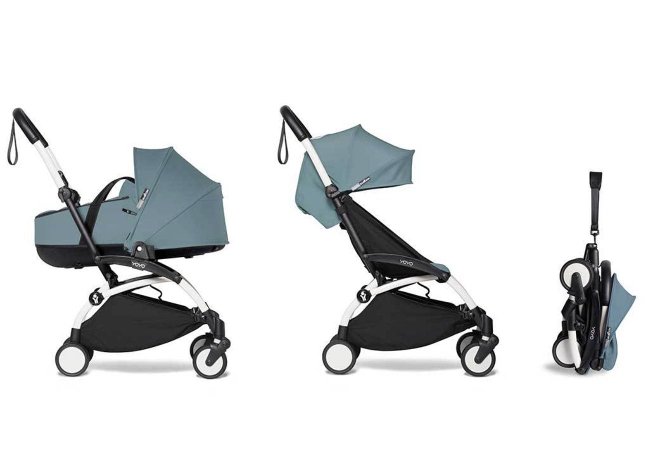 

Коляска 2 в 1 BABYZEN YOYO2 Bassinet White Aqua, YOYO2