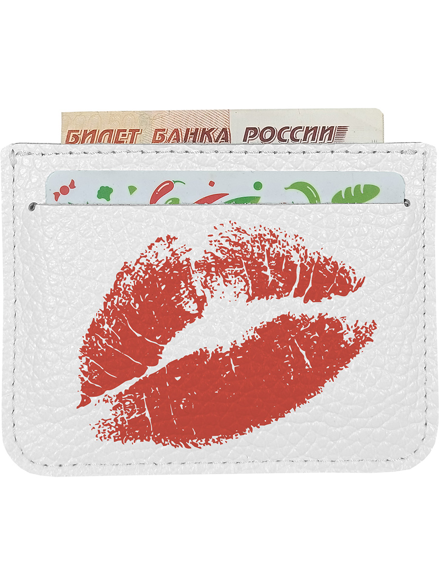 

Кредитница женская SLVG cases 20240618 поцелуй/белая, Белый, 20240618