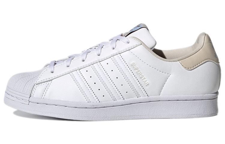

Кеды унисекс Adidas Superstar Vegan Spilt Milk белые 43 EU, Белый, Superstar Vegan Spilt Milk
