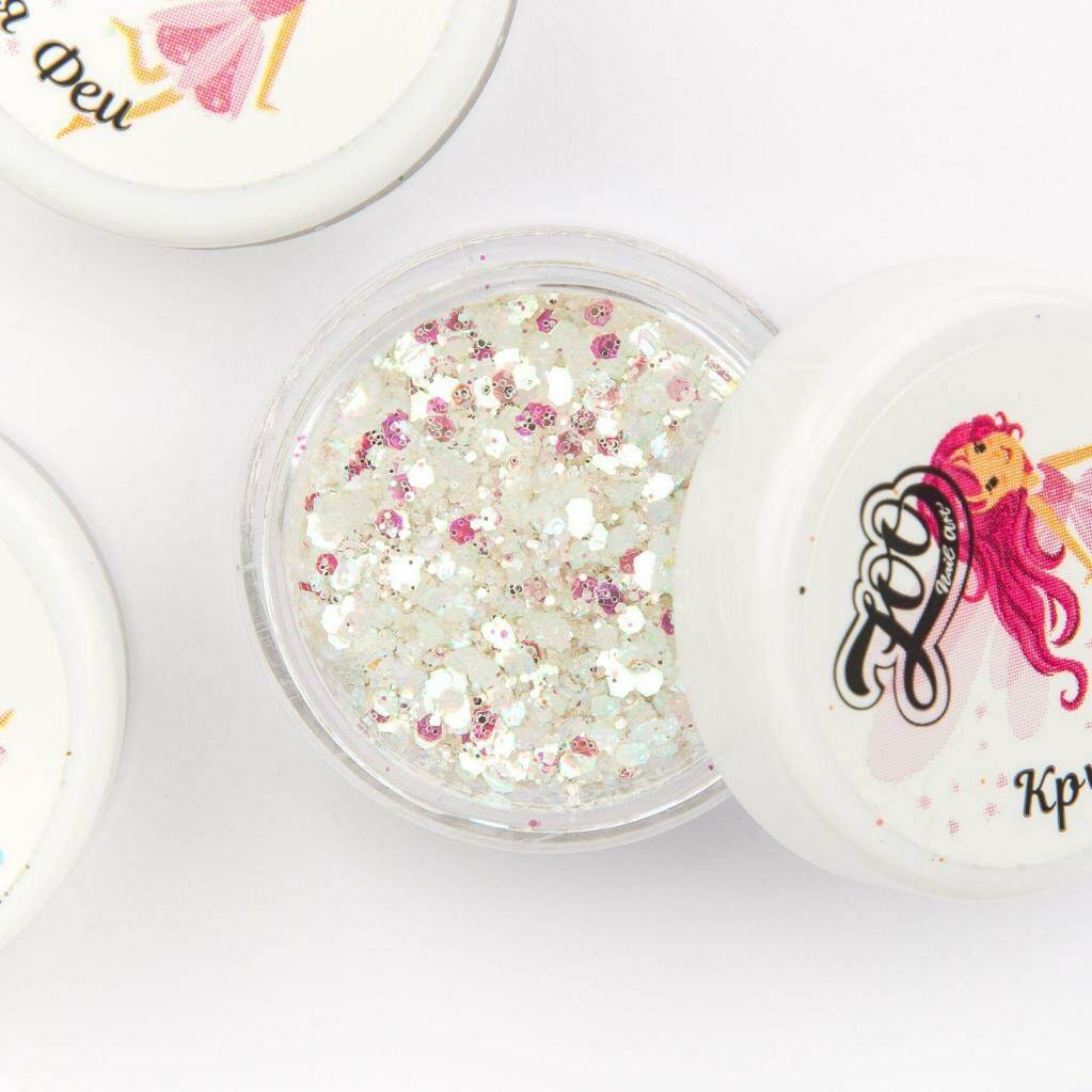 

Набор, Zoo Nail Art, Шестигранники микс «Крылья феи» №1406, 3 шт.