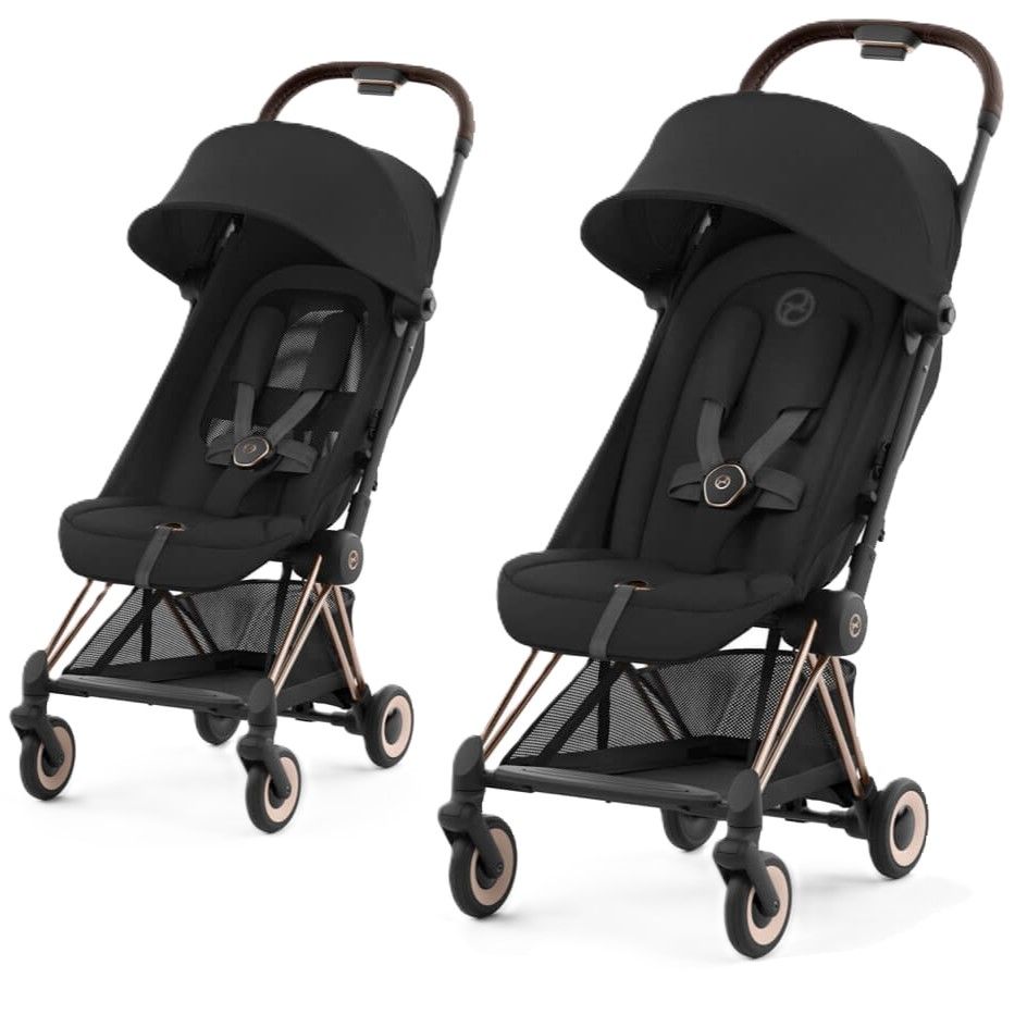 Коляска прогулочная Cybex Coya Rosegold черный