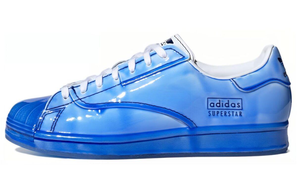 

Кеды унисекс Adidas Superstar синие 46 EU, Синий, Superstar